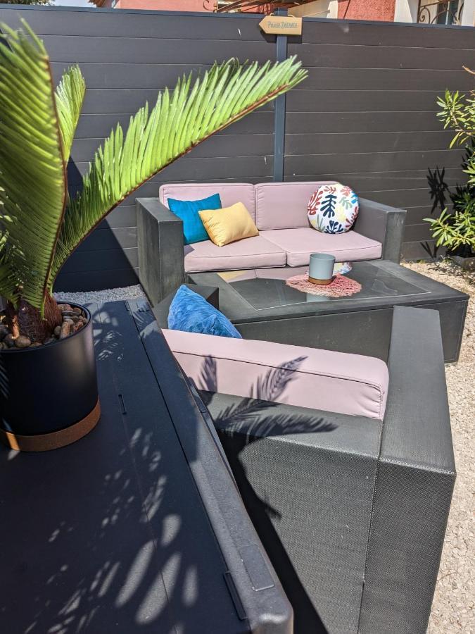 L'Instant Mer - Bord De Mer - Studio Avec Grand Jardin A La Capte Hyères Extérieur photo