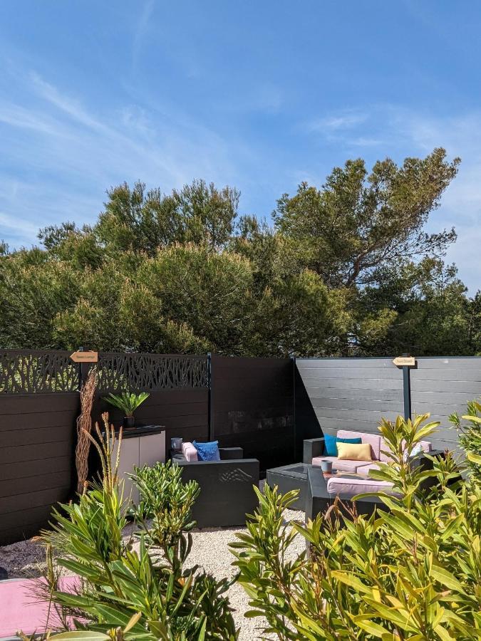 L'Instant Mer - Bord De Mer - Studio Avec Grand Jardin A La Capte Hyères Extérieur photo