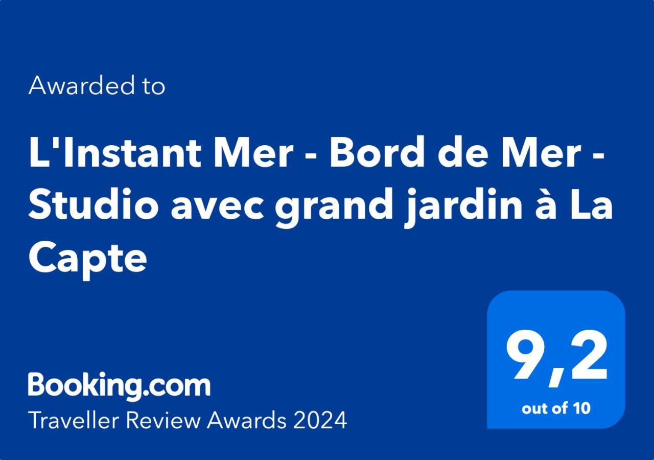 L'Instant Mer - Bord De Mer - Studio Avec Grand Jardin A La Capte Hyères Extérieur photo