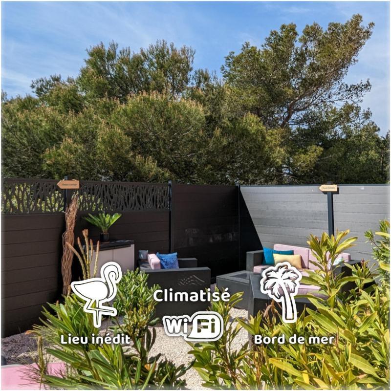 L'Instant Mer - Bord De Mer - Studio Avec Grand Jardin A La Capte Hyères Extérieur photo