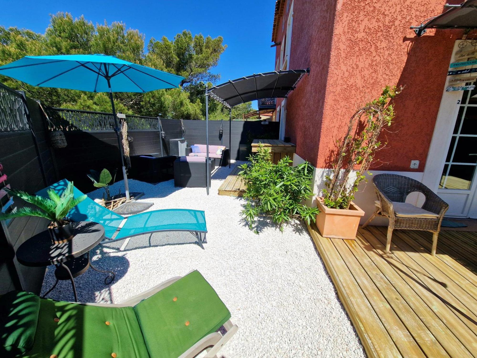 L'Instant Mer - Bord De Mer - Studio Avec Grand Jardin A La Capte Hyères Extérieur photo